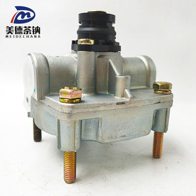 Oorspronkelijke grijze remklep voor trailers voor zware vrachtwagens