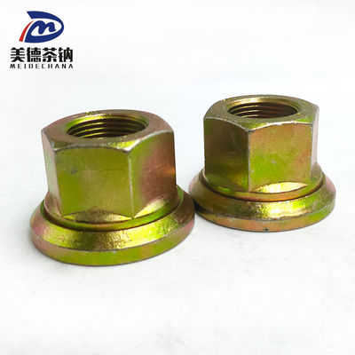 Stalen achterwiel Hexagon flens lassen Zelfvergrendelende moer met gegalvaniseerde coating