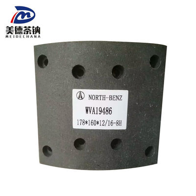 MP/31/1 Grauwe keramische remvoeringen voor zware vrachtwagens van OEM 19486 19487