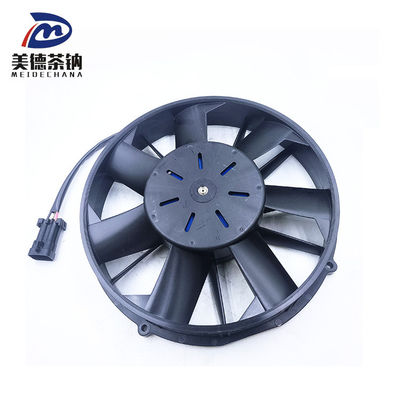 Zwarte borstelloze condensator ventilator radiator ventilator ATS ventilator 1300-81-00880 voor 24v Zhongtong Bus